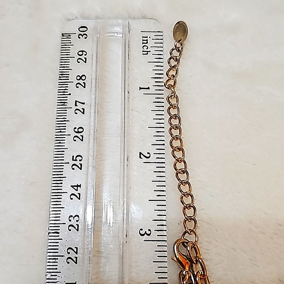 Vintage K Dian Lariat Style Bling Necklace - Picture 6 of 6